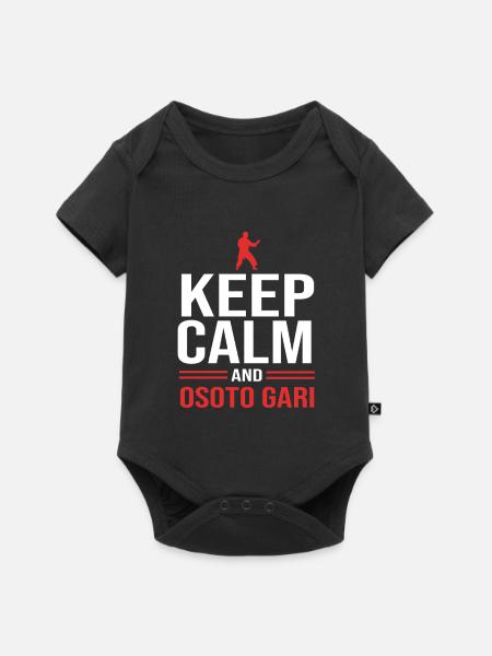 Judo - Baby Premium Kurzarmbody - Schwarz