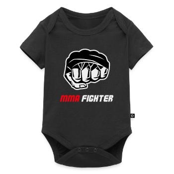 MMA Fighter Fist Combat Sport - Baby Premium short-sleeve bodysuit - black - Front