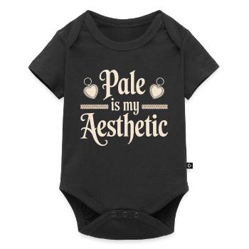 Pale Is My Aesthetic - Baby Premium short-sleeve bodysuit - black - Front