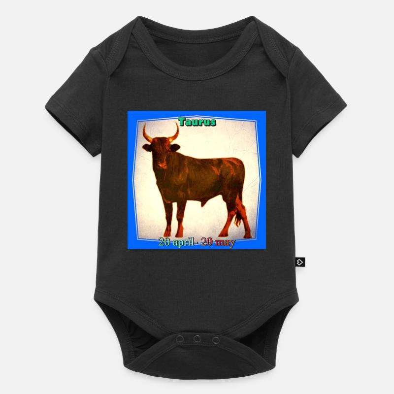 taureau - Body à manches courtes Premium Bébé - noir