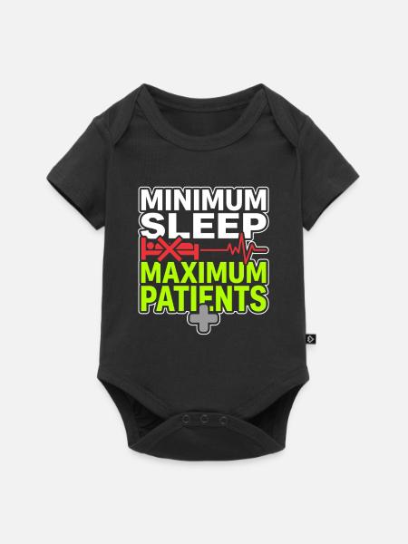 Nachtschicht-krankenschwester, Müde - Baby Premium Kurzarmbody - Schwarz