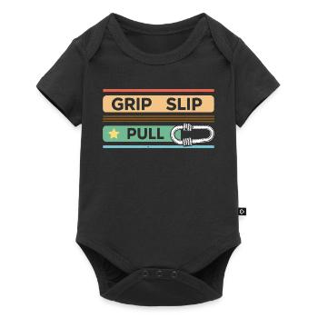 Grip Slip Sweater - Baby Premium short-sleeve bodysuit - black - Front