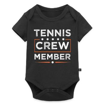 Équipe de tennis - Body à manches courtes Premium Bébé - noir - Devant
