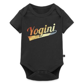 Vintage Yogini - Baby Premium Kurzarmbody - Schwarz - Vorne