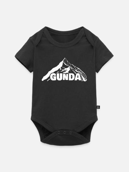 Bergsteigen Gunda - Baby Premium Kurzarmbody - Schwarz