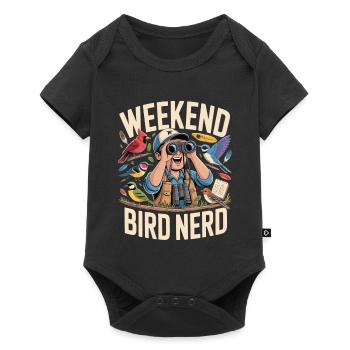 Ornithologue du week-end Bird Nerd Observateur - Body à manches courtes Premium Bébé - noir - Devant