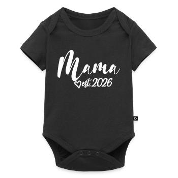Mama Est. 2026 Mom To Be Mother's Day Pregnancy - Baby Premium short-sleeve bodysuit - black - Front