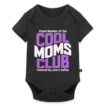 Cadeau des mamans pour la fête des mères - Club des mamans cool - Body à manches courtes Premium Bébé - noir - Devant