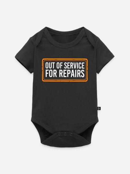 Hüften Hüftgelenk Hüfte - Baby Premium Kurzarmbody - Schwarz