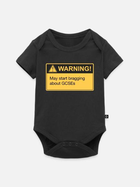 Stolz auf GCSE-Ergebnisse - Baby Premium Kurzarmbody - Schwarz