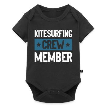 Équipe de kitesurf - Body à manches courtes Premium Bébé - noir - Devant