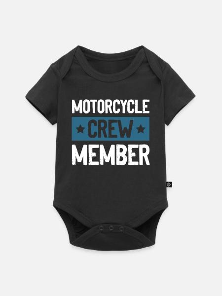Motorcycle Crew - Baby Premium Kurzarmbody - Schwarz