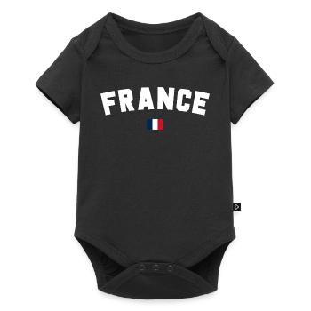 France - Baby Premium short-sleeve bodysuit - black - Front