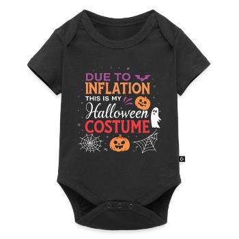 Déguisement Halloween Inflation Humour - Body à manches courtes Premium Bébé - noir - Devant
