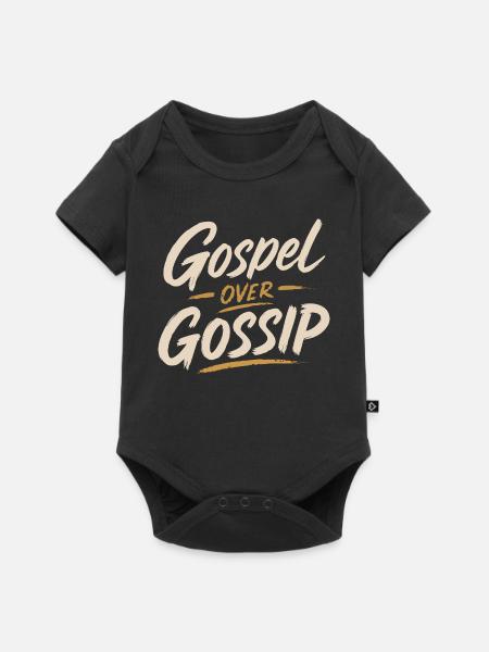 Evangelium über Klatsch - Baby Premium Kurzarmbody - Schwarz