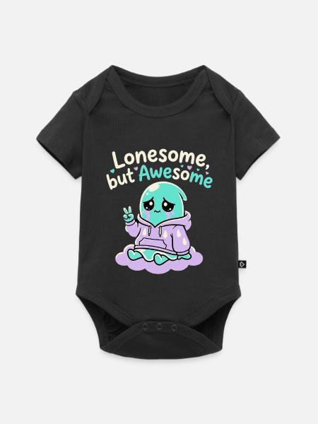 Lonesome Ghost - Baby Premium Kurzarmbody - Schwarz