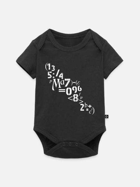 Mathematiker Lehrer Zahlen Zeichen Analyst  - Baby Premium Kurzarmbody - Schwarz