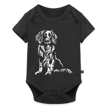 Münsterländer « Édition noire » - Body à manches courtes Premium Bébé - noir - Devant