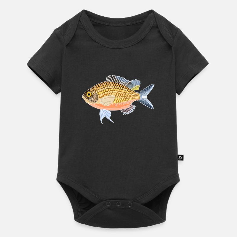 Mönchsfisch - Baby Premium Kurzarmbody - Schwarz