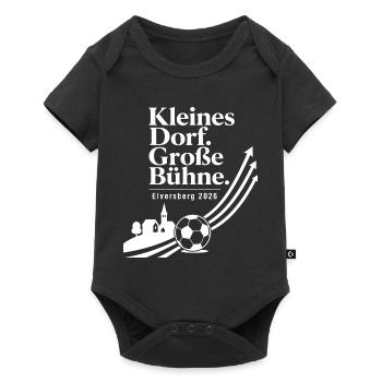 Kleines Dorf. Große Bühne. - Baby Premium Kurzarmbody - Schwarz - Vorne