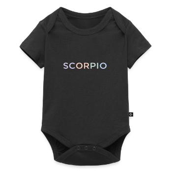 Pastel Scorpio Glyphs - Baby Premium short-sleeve bodysuit - black - Front