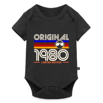 Originale limitierte Ausgabe von 1980 - Baby Premium Kurzarmbody - Schwarz - Vorne