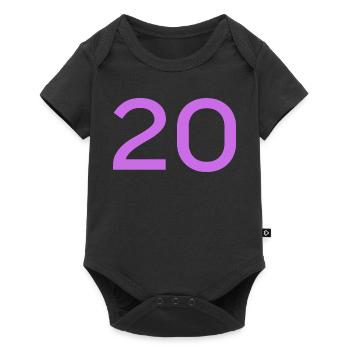 20 - Baby Premium short-sleeve bodysuit - black - Front
