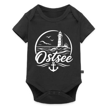 Ostsee - Baby Premium Kurzarmbody - Schwarz - Vorne