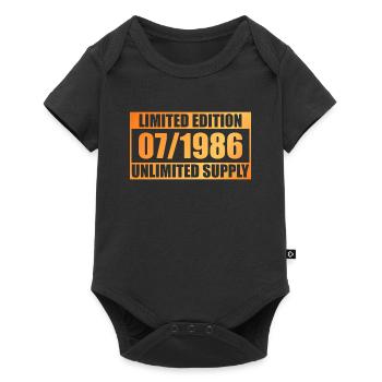 40e anniversaire édition limitée - ꝏ Approvisionnement 07/1986 - Body à manches courtes Premium Bébé - noir - Devant