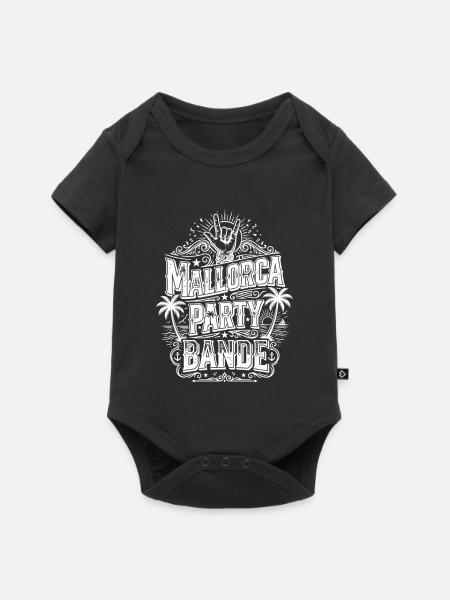 Mallorca Party Bande - Baby Premium Kurzarmbody - Schwarz