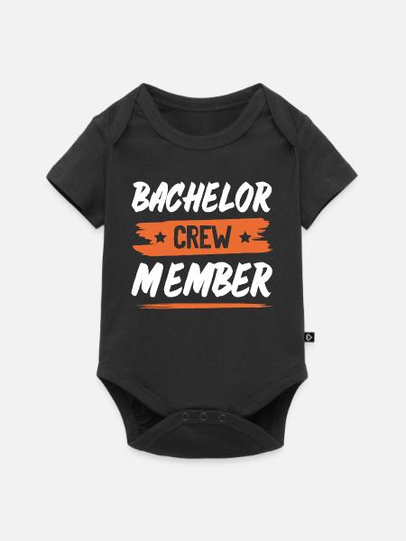 Bachelor Crew - Baby Premium Kurzarmbody - Schwarz