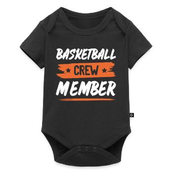 Équipe de basket-ball - Body à manches courtes Premium Bébé - noir - Devant