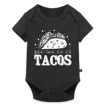 Tu m’as eu chez Tacos Taco Lovers Taco - Body à manches courtes Premium Bébé - noir - Devant
