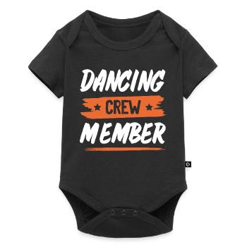 Équipe de danse - Body à manches courtes Premium Bébé - noir - Devant