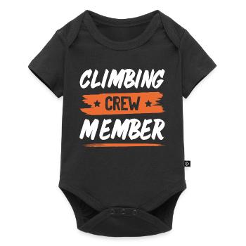 Climbing Crew - Baby Premium short-sleeve bodysuit - black - Front