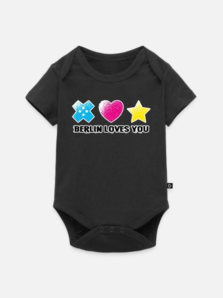 BLY - Iconic Symbols - Grunge - Baby Premium Kurzarmbody - Schwarz