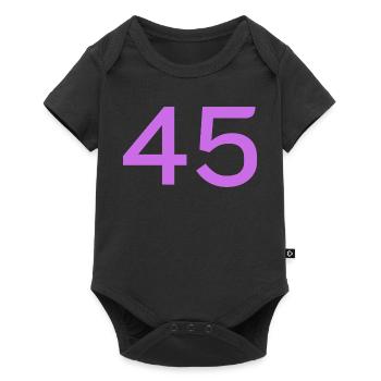 45 - Baby Premium short-sleeve bodysuit - black - Front