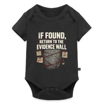 Back to the Wall of Evidence | True Crime - Baby Premium short-sleeve bodysuit - black - Front