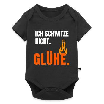 Ich Glühe Schon - Baby Premium Kurzarmbody - Schwarz - Vorne