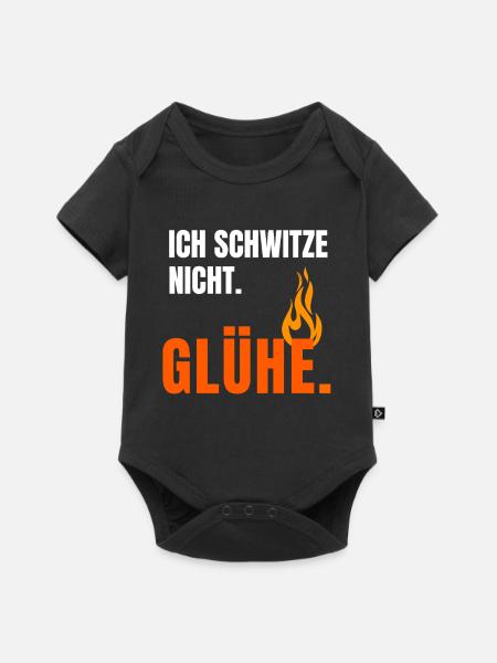 Ich Glühe Schon - Baby Premium Kurzarmbody - Schwarz