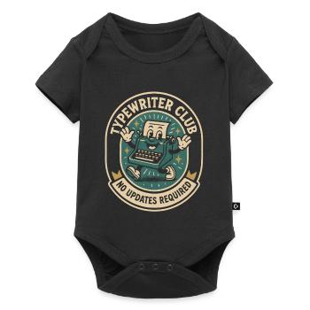 Club de la machine à écrire | Aucune mise à jour - Body à manches courtes Premium Bébé - noir - Devant