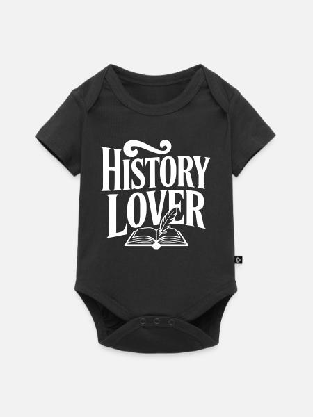 Geschichtsliebhaber - Baby Premium Kurzarmbody - Schwarz