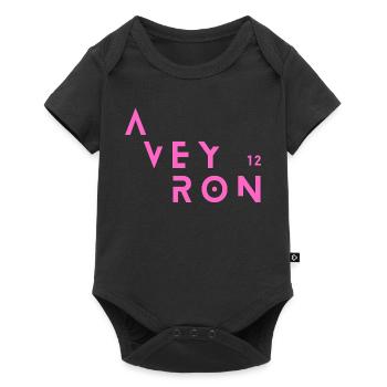 Aveyron 12 T-Shirt Humour Gift - Baby Premium short-sleeve bodysuit - black - Front
