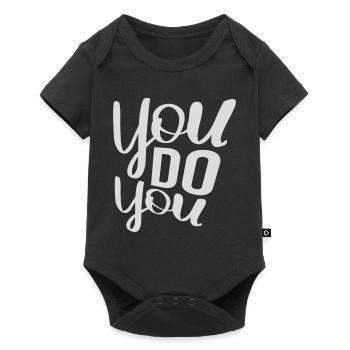 Tu fais ton drôle Confiance en toi Logo de la liberté - Body à manches courtes Premium Bébé - noir - Devant