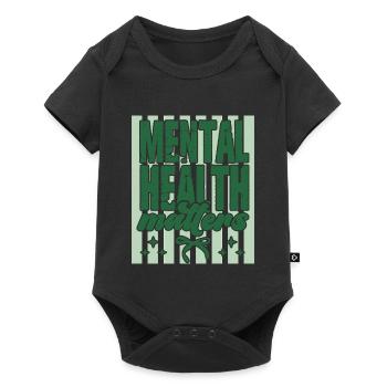 Mental Health Matters Gift Self Care - Baby Premium short-sleeve bodysuit - black - Front