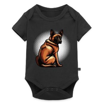 Malinois Belgian Shepherd Malinois Owner - Baby Premium short-sleeve bodysuit - black - Front
