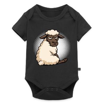 Sheep Sheep Shepherd Sheep Keeper Ram - Baby Premium short-sleeve bodysuit - black - Front
