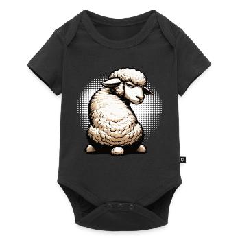 Sheep Sheep Shepherd Sheep Keeper Ram - Baby Premium short-sleeve bodysuit - black - Front