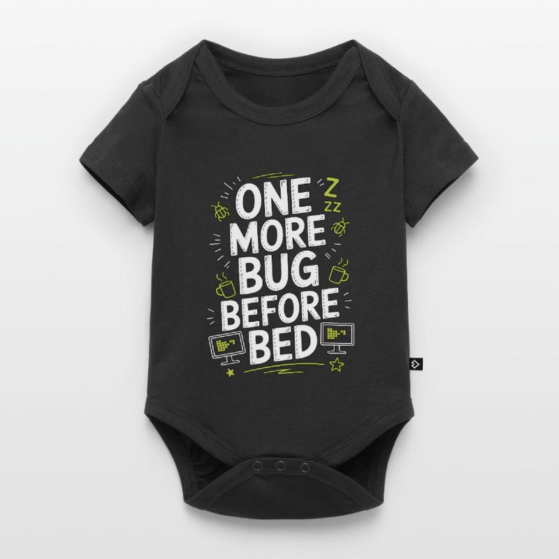 Game Developer One More Bug Before Game Programmer Baby Premium Kurzarmbody