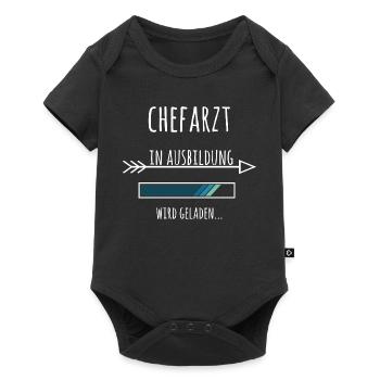 Chefarzt Ausbildung Medizinstudium Arzt Medizin - Baby Premium Kurzarmbody - Schwarz - Vorne